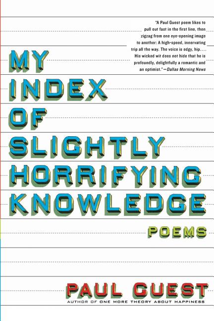 My Index of Slightly Horrifying Knowledge - Ingram