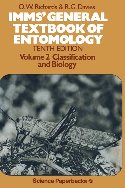 Imms' General Textbook of Entomology: Volume 2: Classification and Biology (Softcover Reprint of the Original 1st 1977) - Ingram