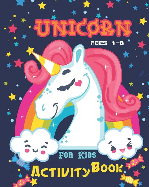 Unicorn Activity Book For Kids Ages 4-8: Fun Unicorn Activity Book Featuring Coloring Pages, Sudoku Puzzles And Mazes - Ingram
