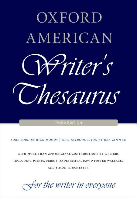 Oxford American Writer's Thesaurus - Ingram