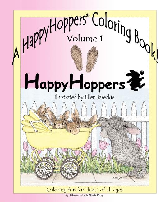 HappyHoppers(R) Coloring Book - Volume 1: featuring the HappyHoppers(R) bunnies by artist Ellen Jareckie - Ingram