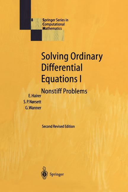 Solving Ordinary Differential Equations I: Nonstiff Problems (Revised) - Ingram