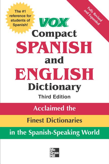 Vox Compact Spanish and English Dictionary, Third Edition (Paperback) - Ingram
