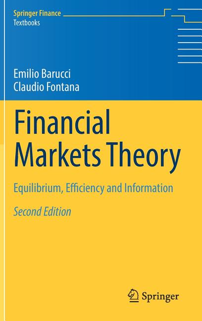 Financial Markets Theory: Equilibrium, Efficiency and Information (2017) - Ingram