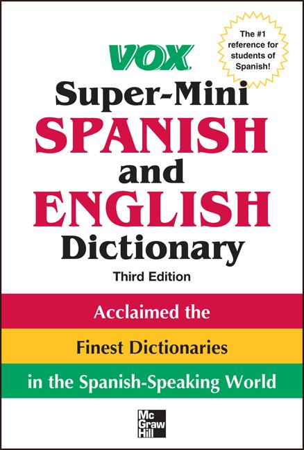 Vox Super-Mini Spanish and English Dictionary - Ingram