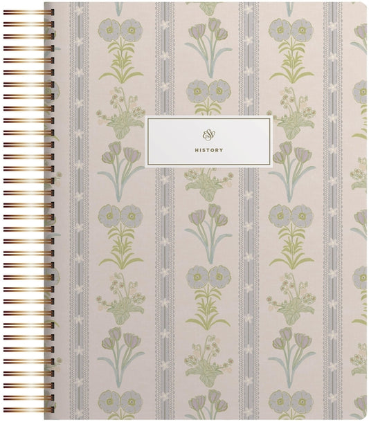 ESV Spiral-Bound Journaling Bible, History (Hardcover, Cover Artwork by Lulie Wallace) - Ingram