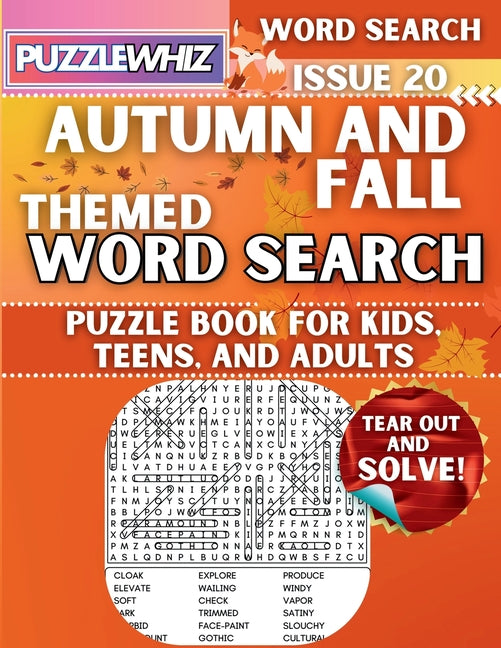 Autumn and Fall - Themed Word Search - Fun & Educational Puzzles for Kids, Teens, and Adults (Large Print Edition): Featuring Engaging Themed Word Sea - Ingram