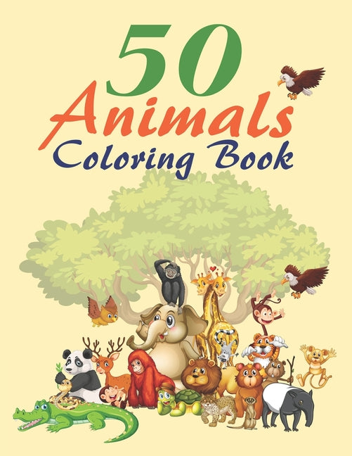 50 Animals Coloring Book: A Coloring Book For Adults Featuring Mandalas Inspired Animals Patterns For Relaxation And Stress Relieve (Animal Mand - Ingram
