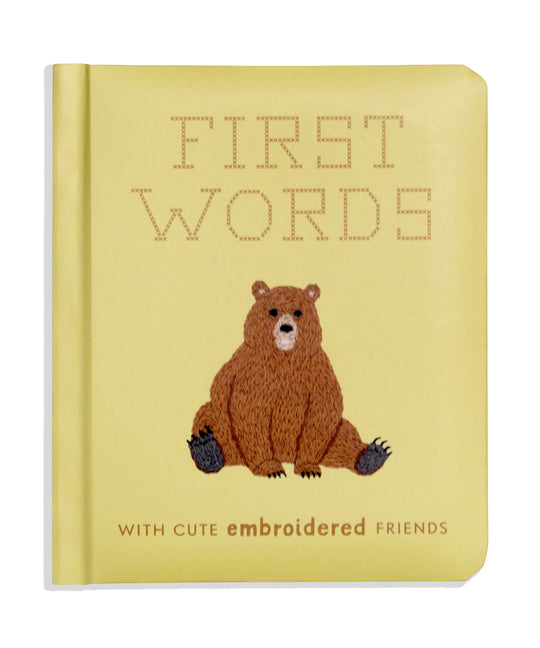 First Words with Cute Embroidered Friends: A Padded Board Book for Infants and Toddlers Featuring First Words and Adorable Embroidery Pictures - Ingram