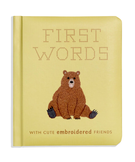First Words with Cute Embroidered Friends: A Padded Board Book for Infants and Toddlers Featuring First Words and Adorable Embroidery Pictures - Ingram