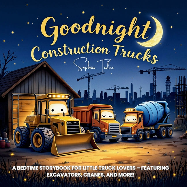 Goodnight Construction Trucks: A Bedtime Storybook for Little Truck Lovers - Featuring Excavators, Cranes, and More! - Ingram