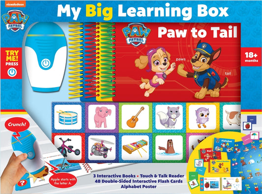 Nickelodeon Paw Patrol: My Big Learning Box Sound Book Set [With Battery] - Ingram