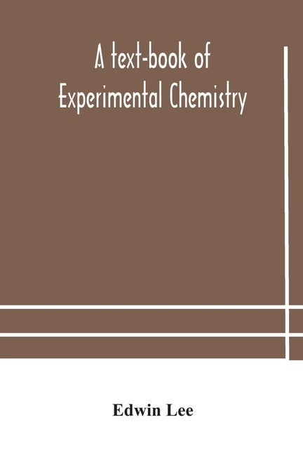 text-book of experimental chemistry (with descriptive notes for students of general inorganic chemistry - Ingram