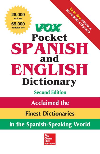Vox Pocket Spanish and English Dictionary, 2nd Edition - Ingram