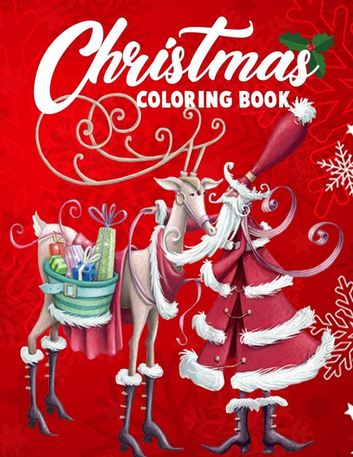 Christmas coloring book: Merry Christmas Coloring Book with Fun, Easy, and Relaxing Designs for Adults Featuring Beautiful Winter Florals, Fest - Ingram