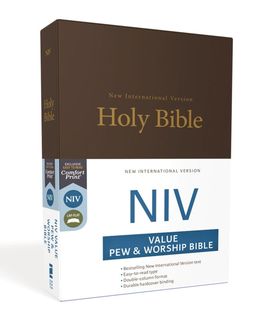 NIV, Value Pew and Worship Bible, Hardcover, Brown (Special) - Ingram