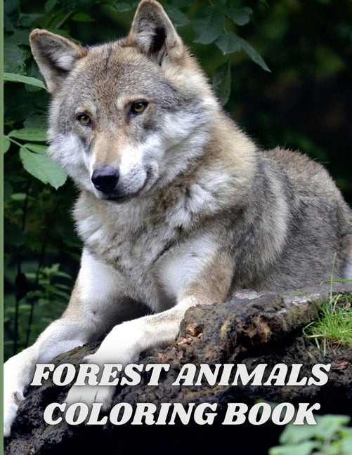 Forest Animals Coloring Book: An Adult Coloring Book Featuring Beautiful Forest Wildlife, Birds and Plants for Stress Relief and Relaxation - Ingram