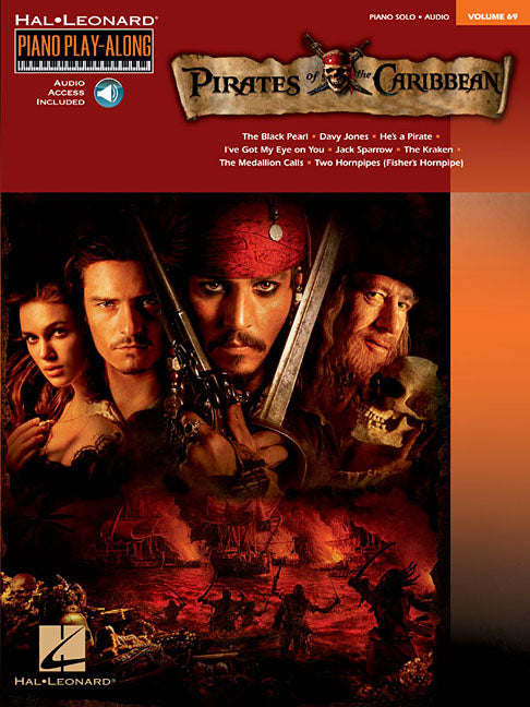 Pirates of the Caribbean: Piano Play-Along Volume 69 [With CD (Audio)] - Ingram