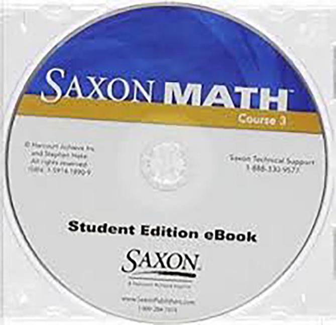 Saxon Math Course 3: Student eBook CD-ROM 2007 (Student) - Ingram