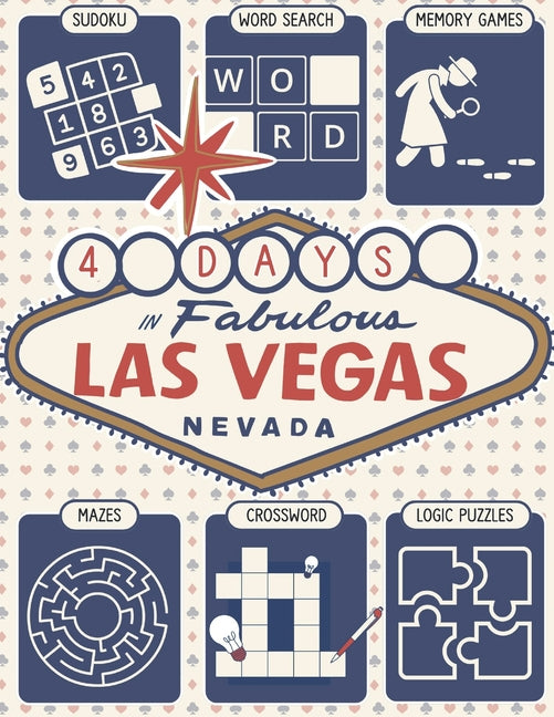 Ultimate Memory Games for Seniors: Large Print Adult Puzzle Book "4 Days in Vegas" Featuring Brain Exercises to Increase Cognitive Abilities - Ingram