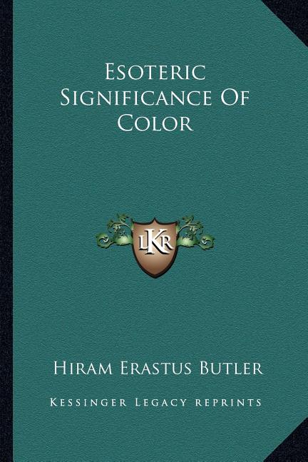Esoteric Significance of Color - Ingram