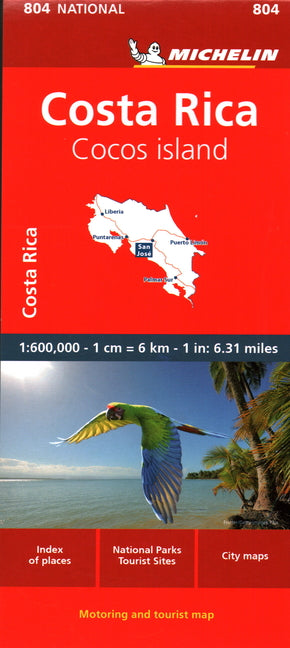 Michelin Costa Rica Map 804 - Ingram