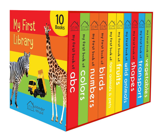 My First Library: Boxset of 10 Board Books for Kids - Ingram