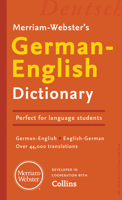 Merriam-Webster's German-English Dictionary - Ingram