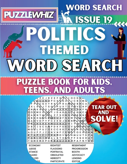Politics - Themed Word Search - Fun & Educational Puzzles for Kids, Teens, and Adults (Large Print Edition): Featuring Engaging Themed Word Search Puz - Ingram