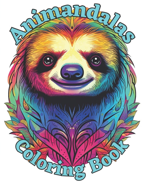 Animandalas: Relaxing Mandala Coloring Book featuring Zoo Animals - Ingram