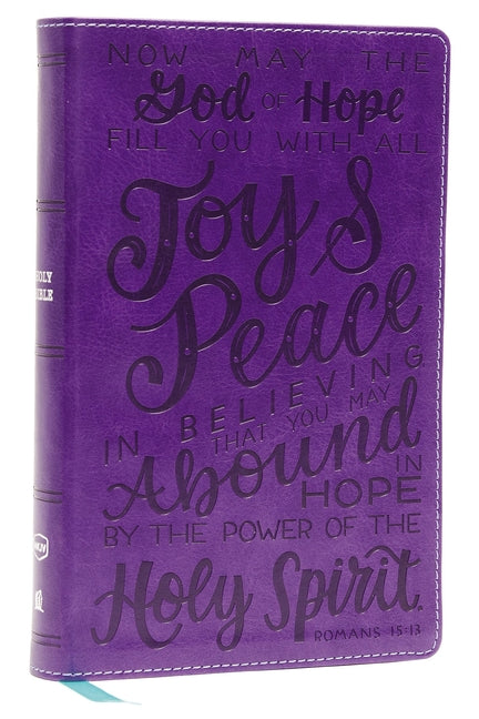 Nkjv, Holy Bible for Kids, Verse Art Cover Collection, Leathersoft, Purple, Comfort Print: Holy Bible, New King James Version - Ingram