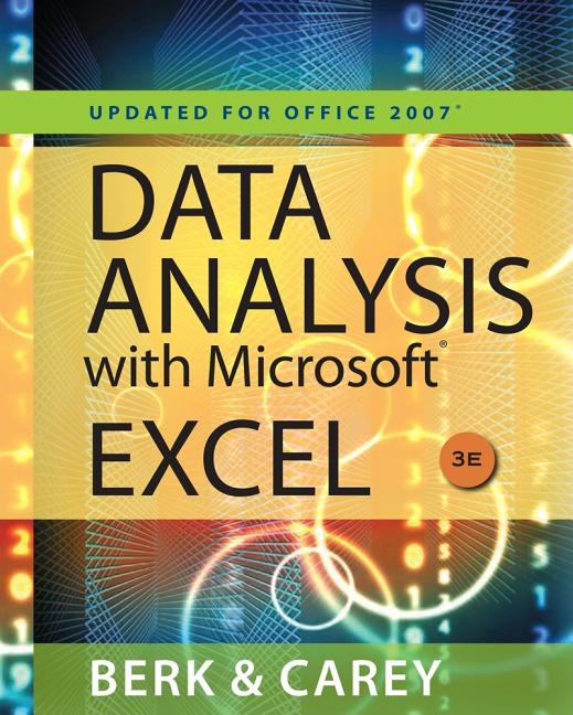 Data Analysis with Microsoft Excel, with Access Code: Updated for Office 2007 - Ingram