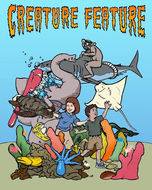 Creature Feature Coloring Book - Ingram
