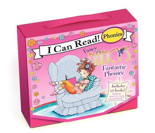 Fancy Nancy's 12-Book Fantastic Phonics Fun!: Includes 12 Mini-Books Featuring Short and Long Vowel Sounds - Ingram