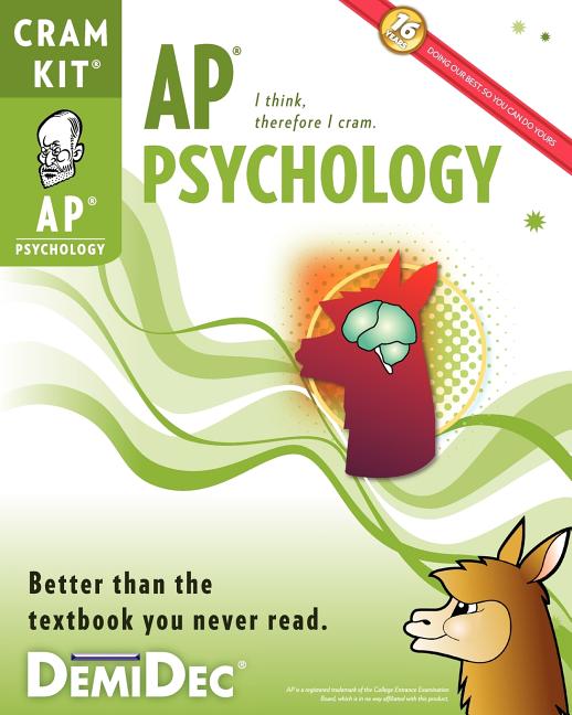 AP Psychology Cram Kit: Better than the textbook you never read. - Ingram