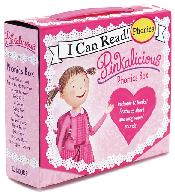 Pinkalicious 12-Book Phonics Fun!: Includes 12 Mini-Books Featuring Short and Long Vowel Sounds - Ingram