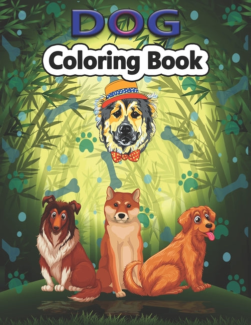 Dog Coloring Book: Dog Coloring Pages Featuring Fun and Relaxing Dog Designs - Ingram