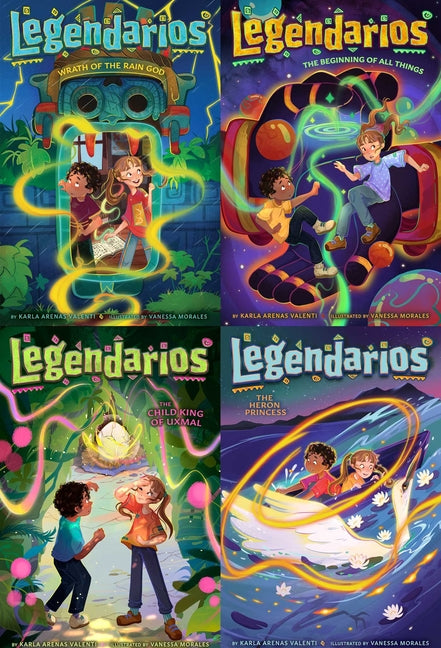 Legendarios Mythical Collected Set: Wrath of the Rain God; The Beginning of All Things; The Child King of Uxmal; The Heron Princess (Collected Set) - Ingram