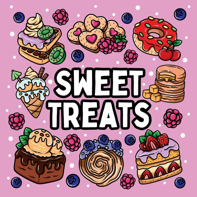 Bold and Easy Sweet Treats Coloring Book: 51 Large and Easy Designs Featuring Adorable Sweets for Seniors and Kids - Ingram