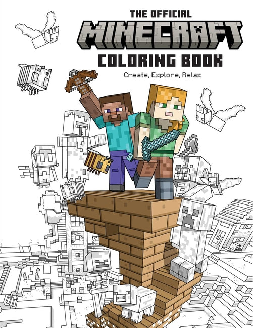 Official Minecraft Coloring Book: Create, Explore, Relax!: Colorful Storytelling for Advanced Artists - Ingram
