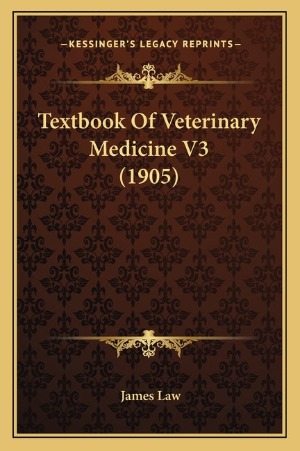 Textbook Of Veterinary Medicine V3 (1905) - Ingram