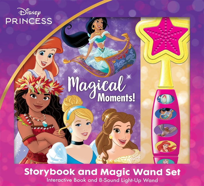 Disney Princess: Magical Moments! Storybook and Magic Wand Sound Book Set [With Battery] - Ingram