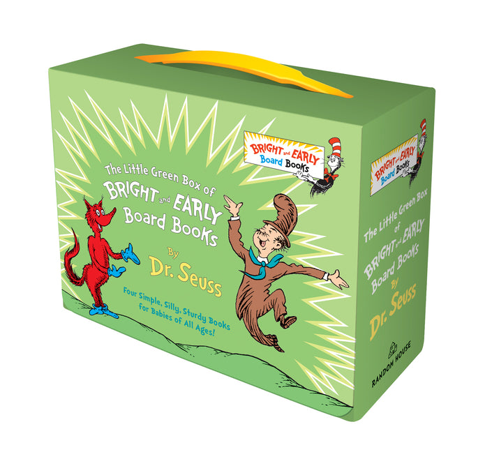 Little Green Boxed Set of Bright and Early Board Books: Fox in Socks; Mr. Brown Can Moo! Can You?; There's a Wocket in My Pocket!; Dr. Seuss's ABC - Ingram