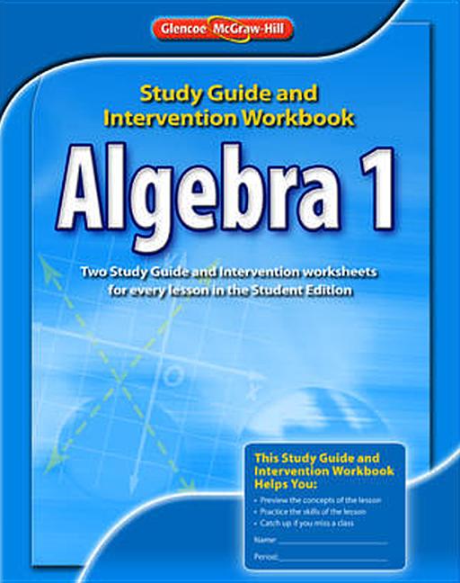 Algebra 1 Study Guide and Intervention Workbook (Workbook) - Ingram