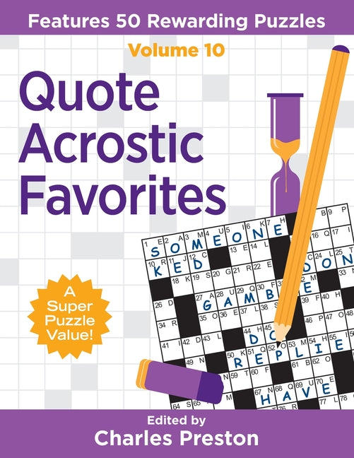 Quote Acrostic Favorites: Features 50 Rewarding Puzzles - Ingram