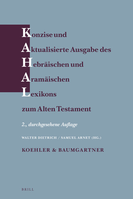 Konzise und aktualisierte Ausgabe des Hebräischen und Aramäischen Lexikons zum Alten Testament - Ingram