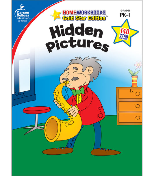 Hidden Pictures, Grades Pk - 1: Gold Star Edition Volume 6 - Ingram