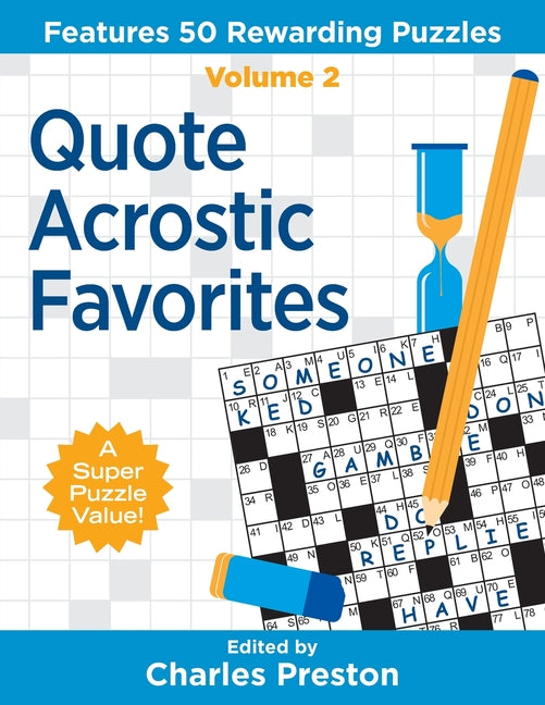 Quote Acrostic Favorites: Features 50 Rewarding Puzzles - Ingram
