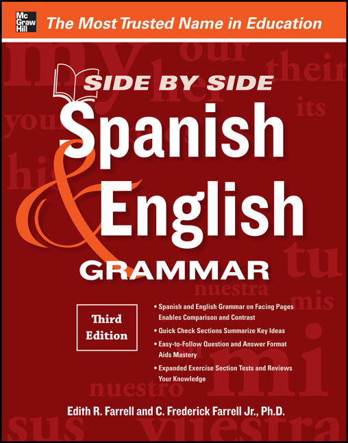 Side-By-Side Spanish and English Grammar, 3rd Edition (Revised, Updated) - Ingram