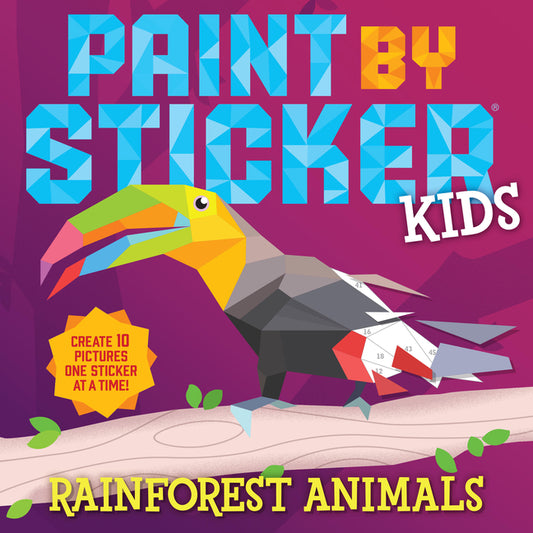 Paint by Sticker Kids: Rainforest Animals - Ingram